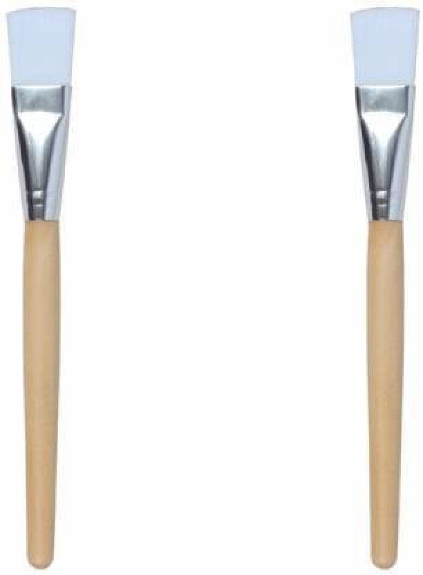 Sunisa Face Pack Brush (Pack of 2) - Soft Bristle Facial Mask Applicator for Smooth & Even Application - Perfect for DIY Skincare, Spa Days & At-Home Beauty Treatments