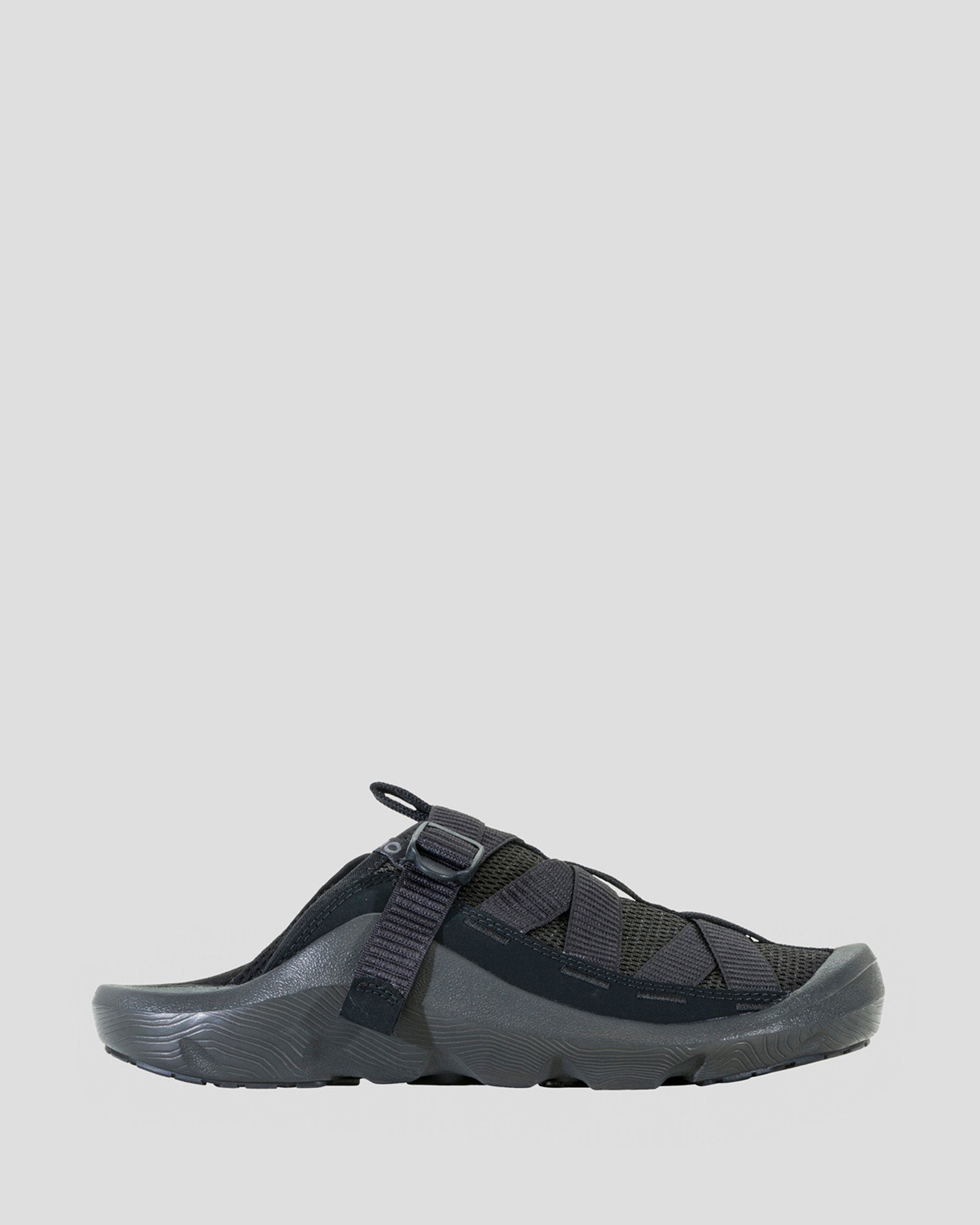 Oboz Whakatā Ease Men's Sandals - Comfortable Outdoor Hiking Sandals for Men, Black Sea Color - Perfect for Beach, Camping and Summer Adventures