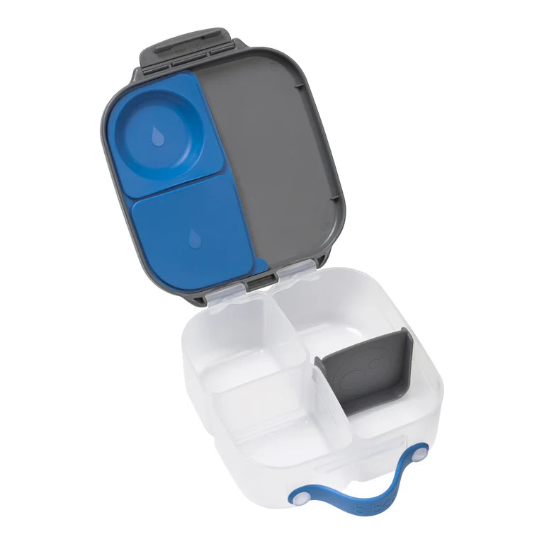 B.Box Mini Lunchbox for Kids - Insulated Blue Slate Lunch Box | Perfect for School, Picnics & Travel | BPA-Free & Leak-Proof Design