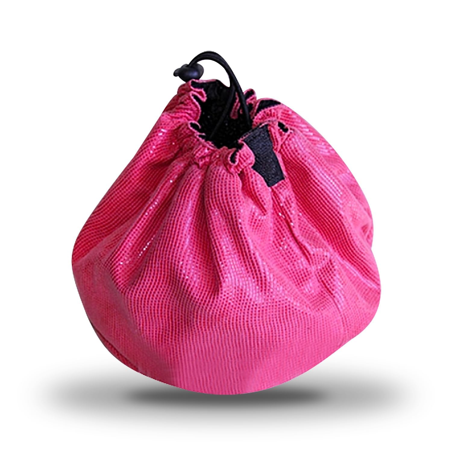 ResQ Mini Wig Bag - Drawstring Storage for Wigs & Extensions - Travel & Organizer (Pink) - Perfect for Salon & Travel