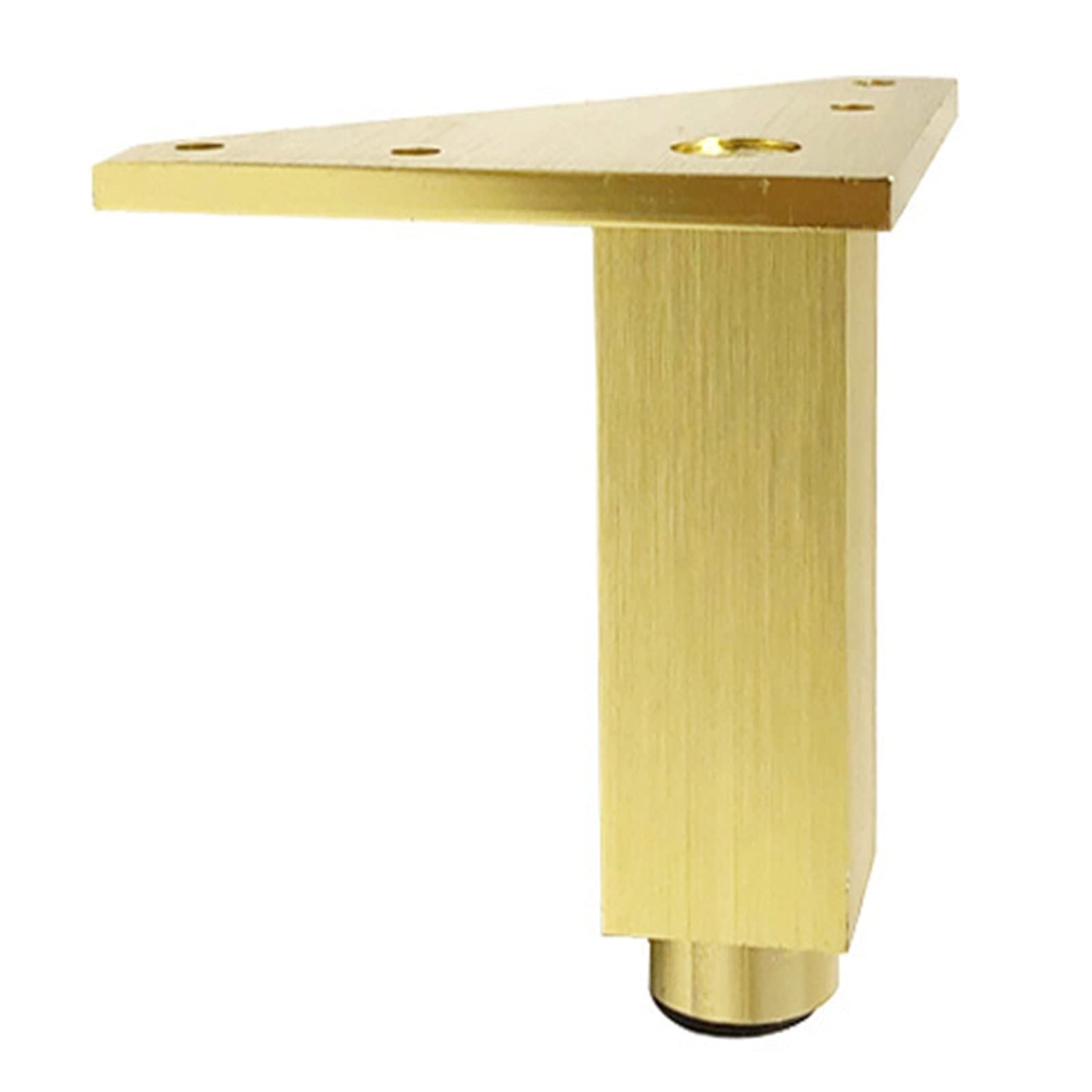 Vintage Gold Furniture Legs - 10cm Mid Century Modern Couch Legs, Replacement Legs for Sofa, Dresser, Sideboard, Recliner & Circle Chairs - Perfect for Home Office & Living Room Decor Upgrade