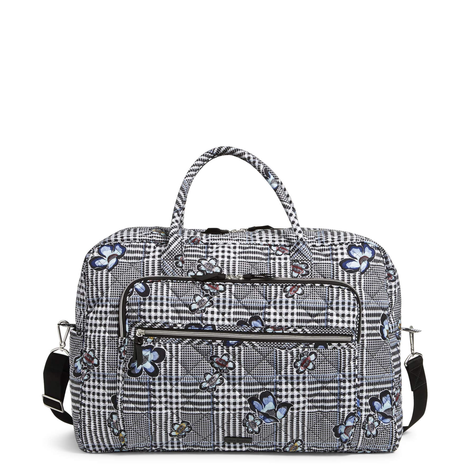 Vera Bradley Women's Performance Twill Grand Weekender Travel Bag - Spacious Carry-On Duffel for Weekend Getaways, Gym, Work & Air Travel - Lightweight & Durable Overnight Bag
