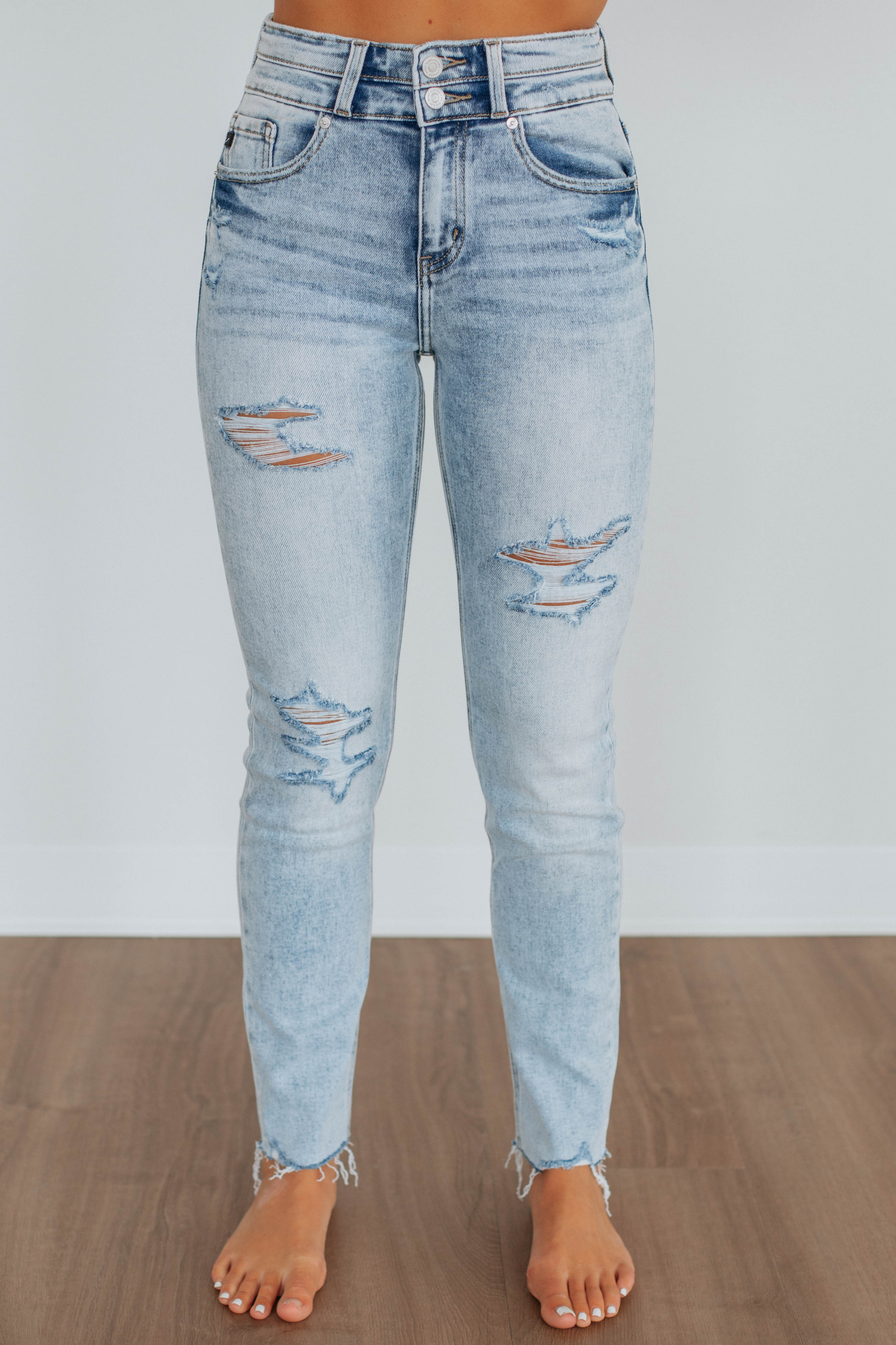 Vintage Light Wash Jagger KanCan High Waist Jeans for Women | Retro Denim Pants | Perfect for Casual Outfits, Date Nights & 90s Fashion Style