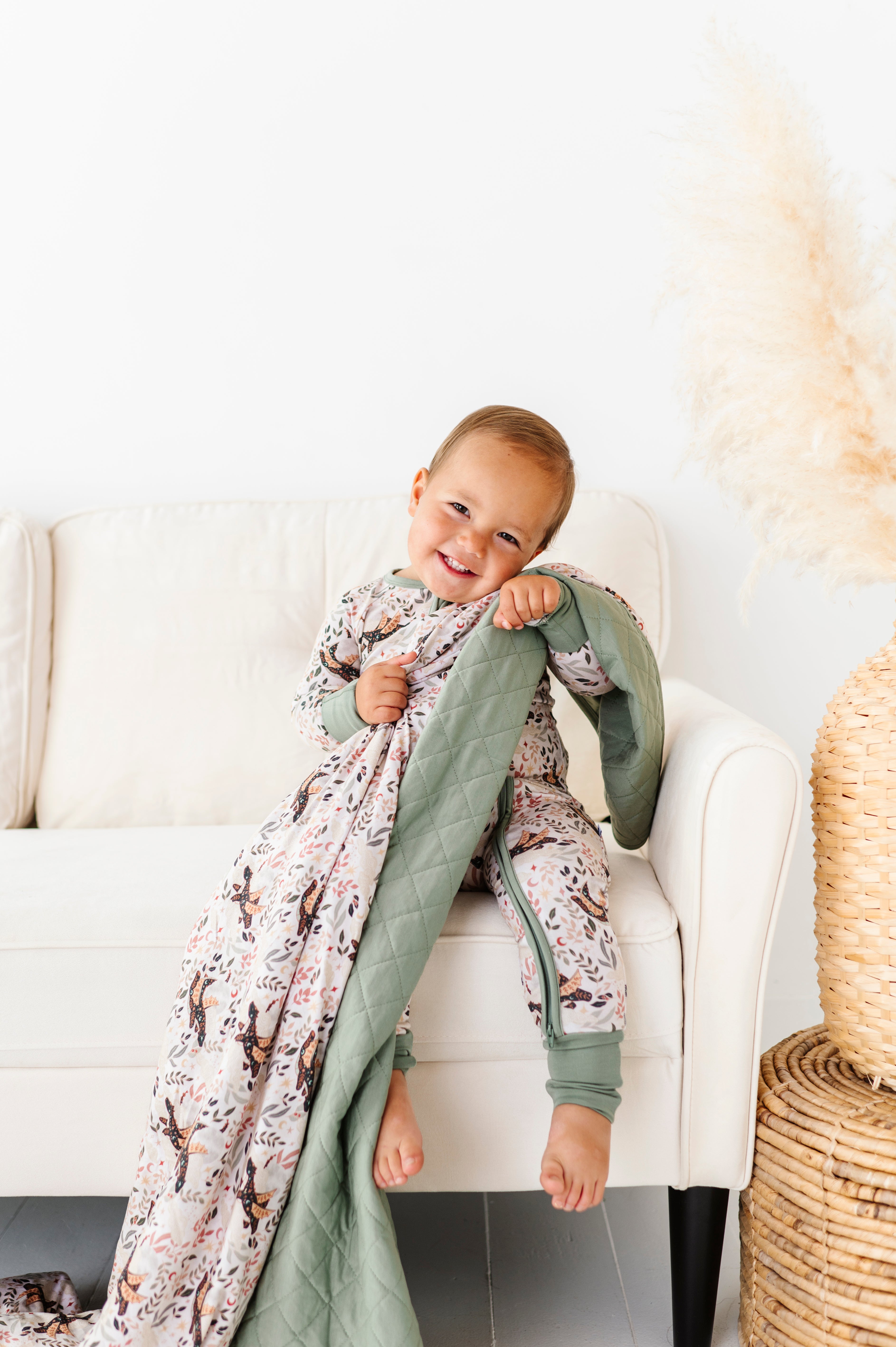 Orion Zip Romper - Baby Boys & Girls One-Piece Jumpsuit with Zipper, Soft Cotton Pajamas for Newborns & Toddlers | Perfect for Sleepwear, Playtime & Everyday Comfort