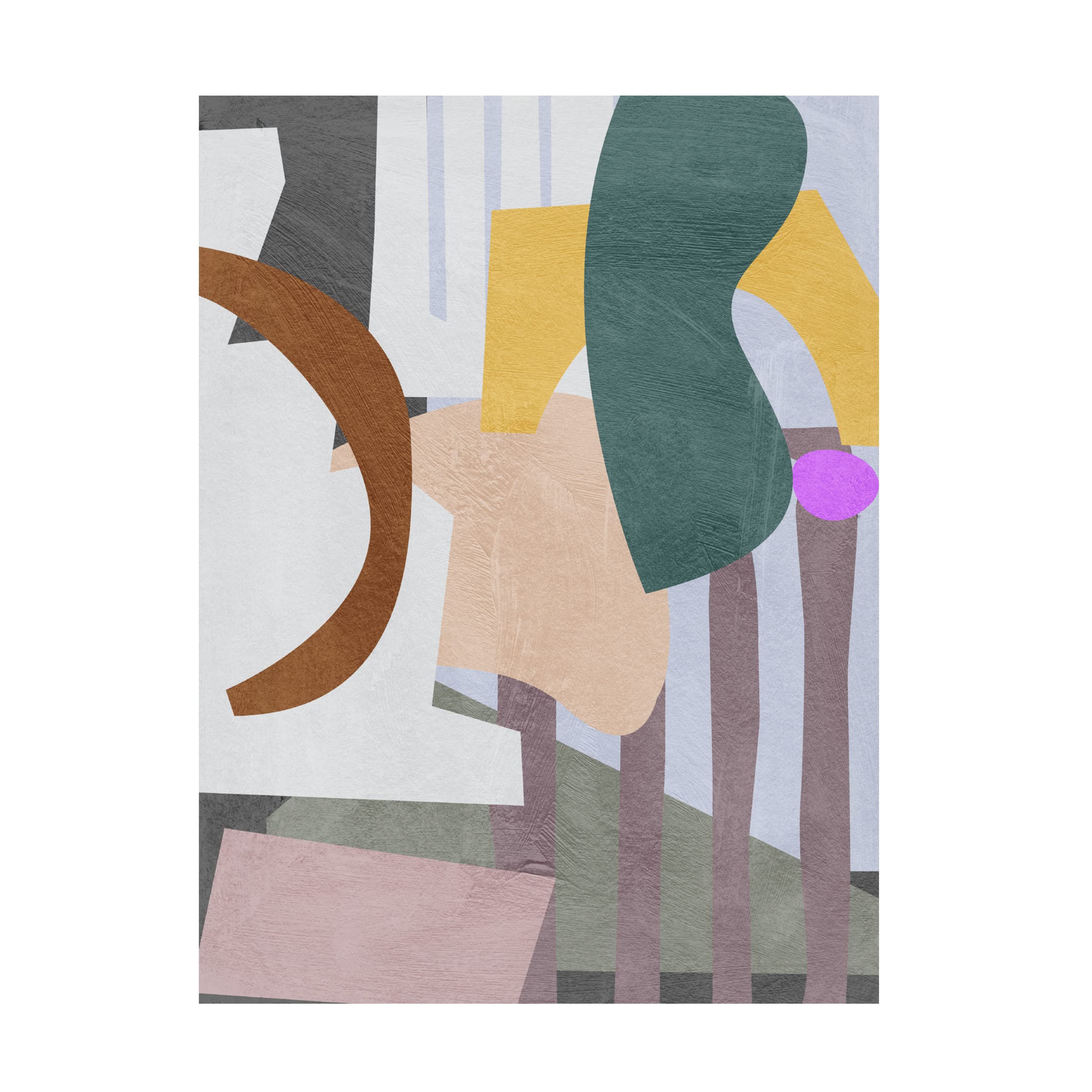 Trademark Fine Art 'City Shades I' Canvas Art Print by Melissa Wang - Modern Urban Wall Decor for Living Room, Bedroom & Office