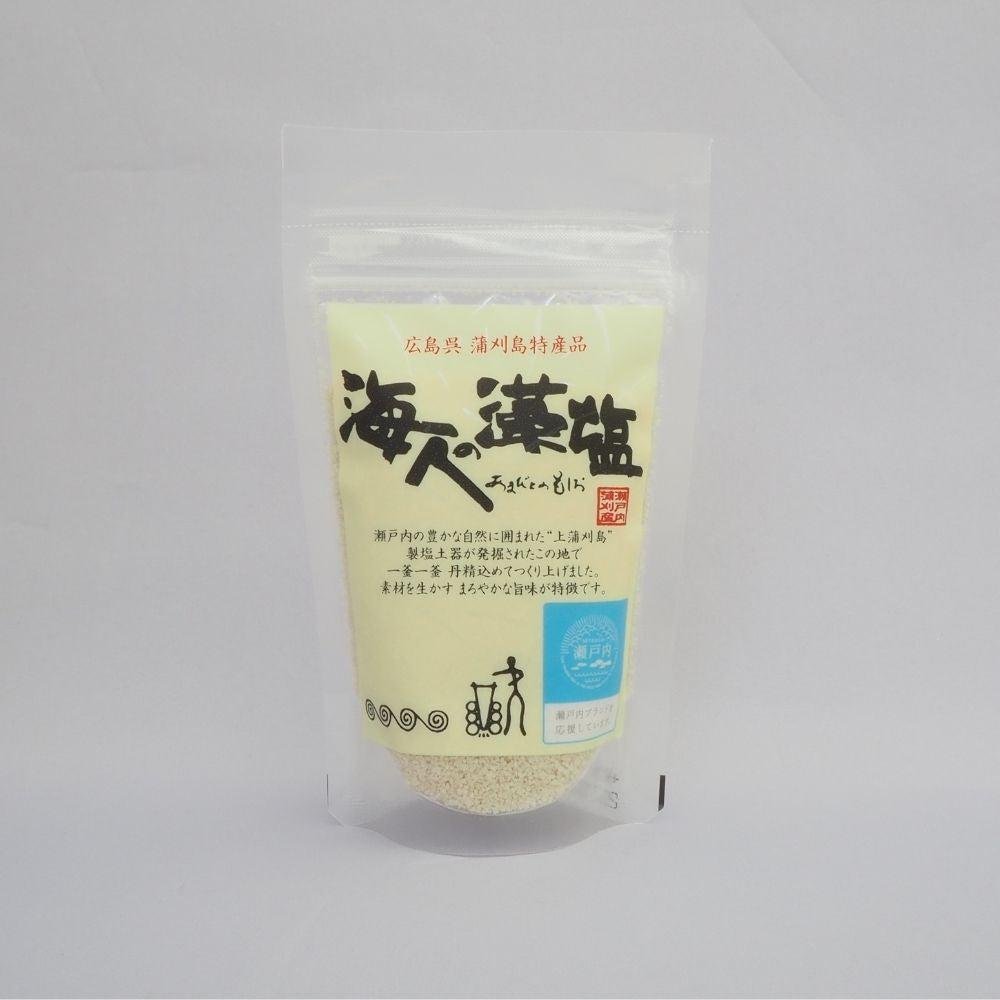 Premium Amabito no Moshio Japanese Seaweed Salt 100g - Authentic Natural Mineral-Rich Seasoning for Sushi, Grilled Fish & Gourmet Cooking