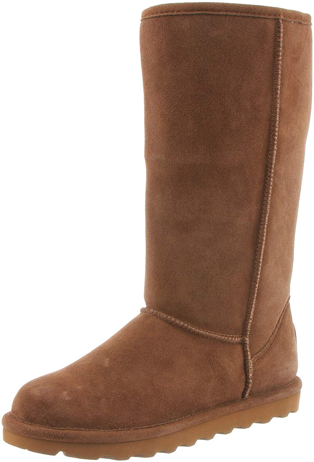 BEARPAW Women's Elle Tall Wide Winter Boots - Classic Suede Slip-On Comfort Boots for Women in Multiple Colors | Perfect for Snow, Cold Weather & Casual Outfits