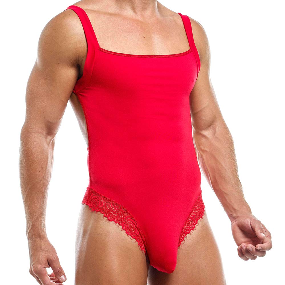 Men's Slim Fit Shapewear Bodysuit - Sexy & Comfortable Body Shaper for Honeymoon, Date Night & Special Occasions - Tummy Control Underwear for a Sculpted Look