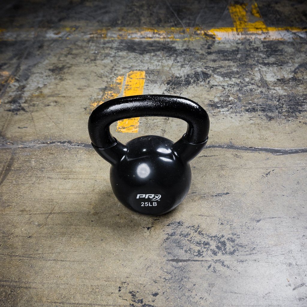PRx Vinyl Kettlebells - Durable Home Gym Equipment for Strength Training, Weightlifting & CrossFit Workouts - Perfect for Home Fitness, Garage Gym & Functional Training