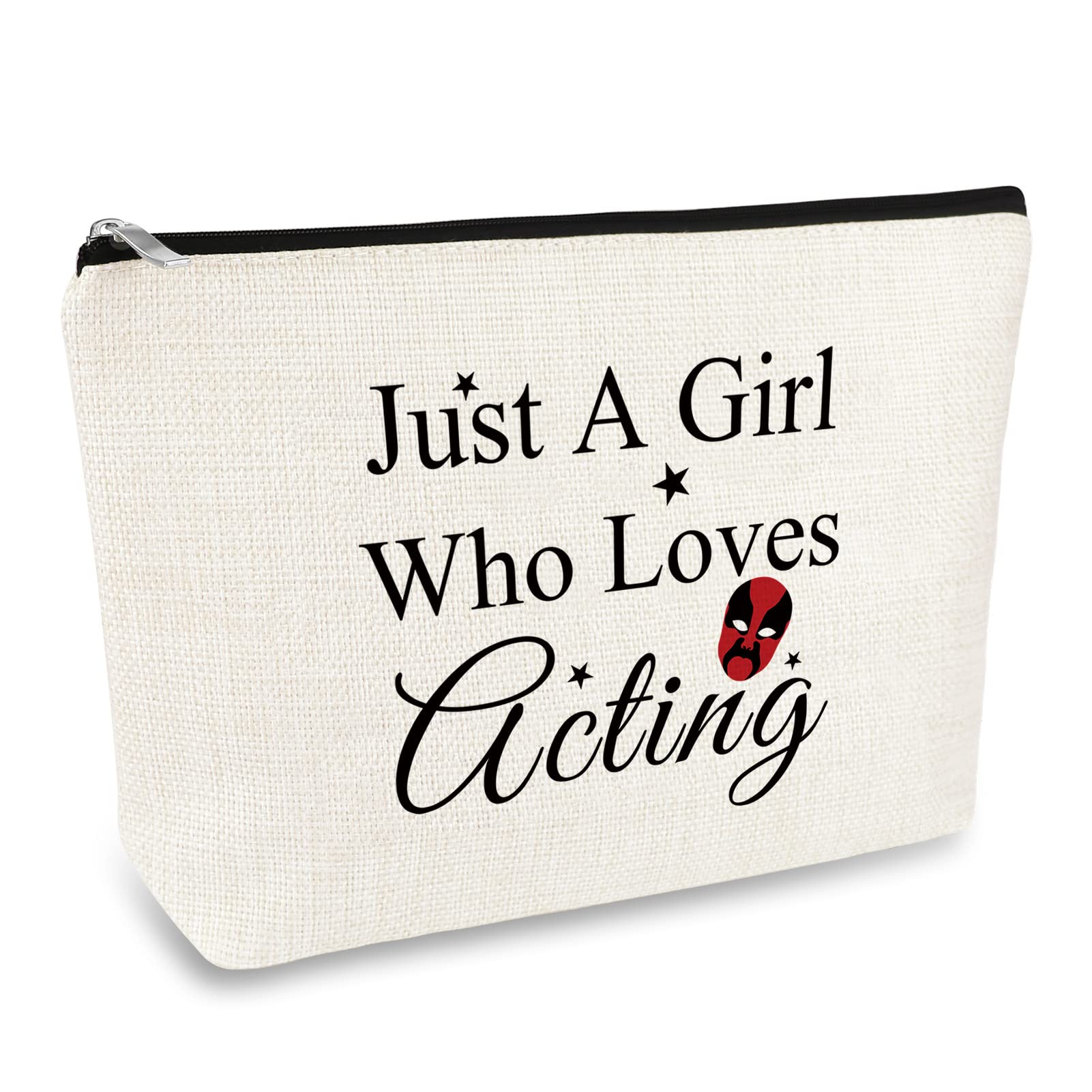 **Actress Makeup Bag - Premium Cosmetic Pouch for Women, Theatre Acting & Drama Students - Perfect Graduation, Christmas, Birthday Gift for Girls, Friends & Sisters - Ideal for Travel, Stage Performances & Daily Use**