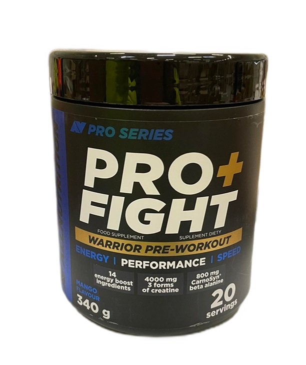 Allnutrition Pro+ Fight Pre-Workout Powder 340g - Boost Energy, Focus & Performance for Intense Gym Sessions & Athletic Training
