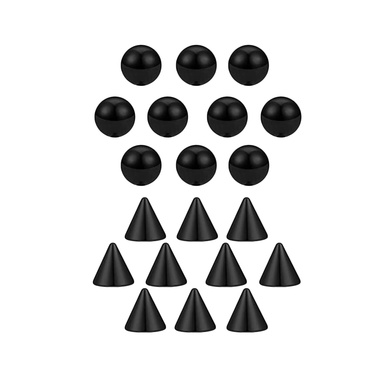 Stainless Steel Fake Eyebrow Nose Lip Ring - Non-Piercing Body Jewelry with 20pcs Stickers & Replacement Balls | Perfect for Parties, Cosplay & Fashion Accessories
