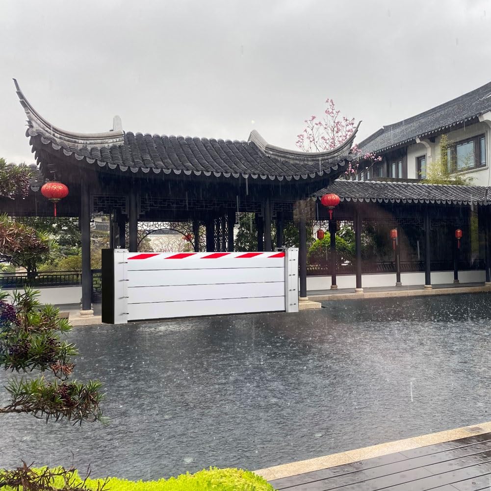 **Heavy Duty Flood Barrier Water Stopper - Temporary Dam for Garage Doors, Driveways & Warehouses - Waterproof Flood Guard Panel Shield (HXQSL) - Perfect for Storm Protection & Emergency Flood Prevention**