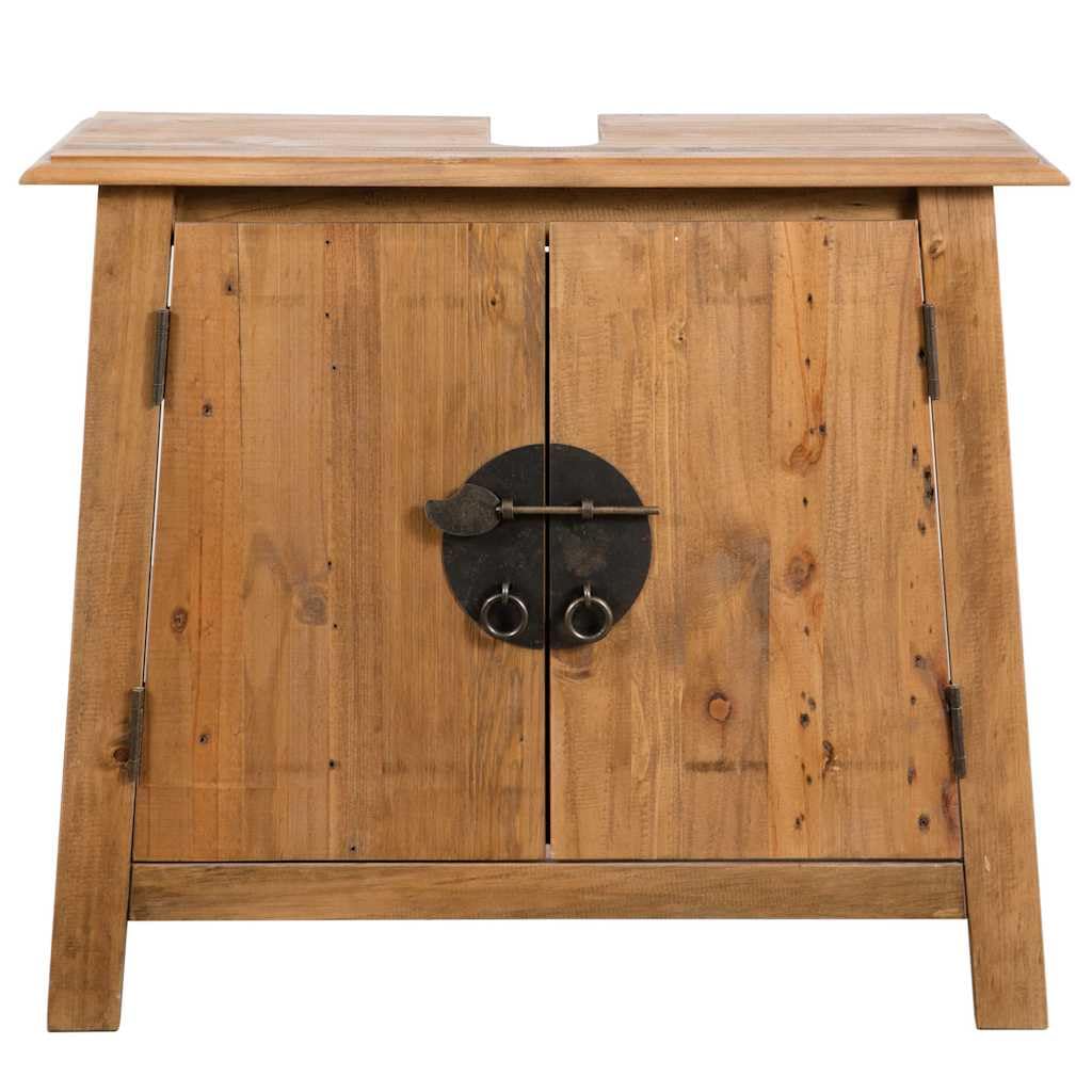 Solid Pinewood Bathroom Furniture Set - Durable & Stylish Vanity Storage for Small Bathrooms, Powder Rooms & Home Decor
