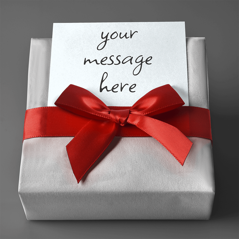 Personalized Gift Wrap with Custom Message - Perfect for Birthdays, Weddings & Special Occasions