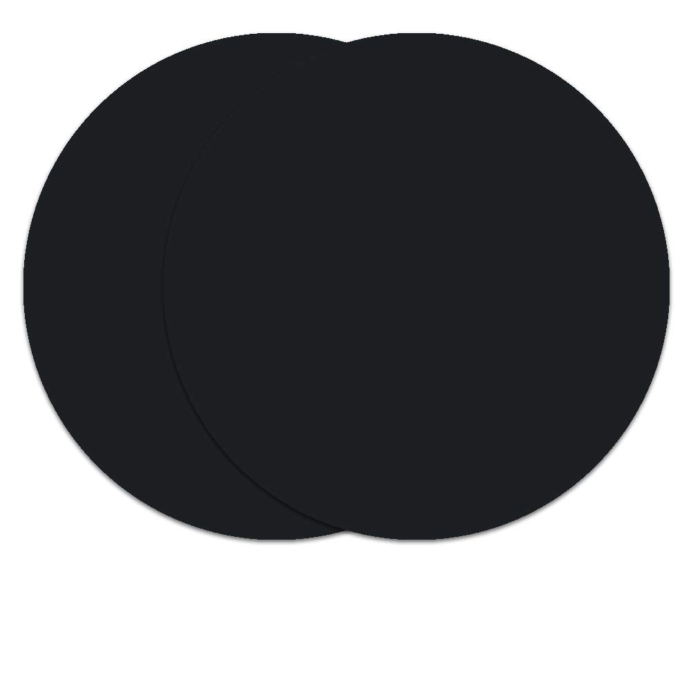 Premium Multi-Purpose Silicone Microwave Mat - BPA Free, Food Grade Safe, Heat Resistant to 475°F | Dishwasher Safe Splatter Guard, Hot Pad & Pot Holder | 12 Inch Non-Slip Kitchen Mat for Cooking, Baking & Serving (Black)