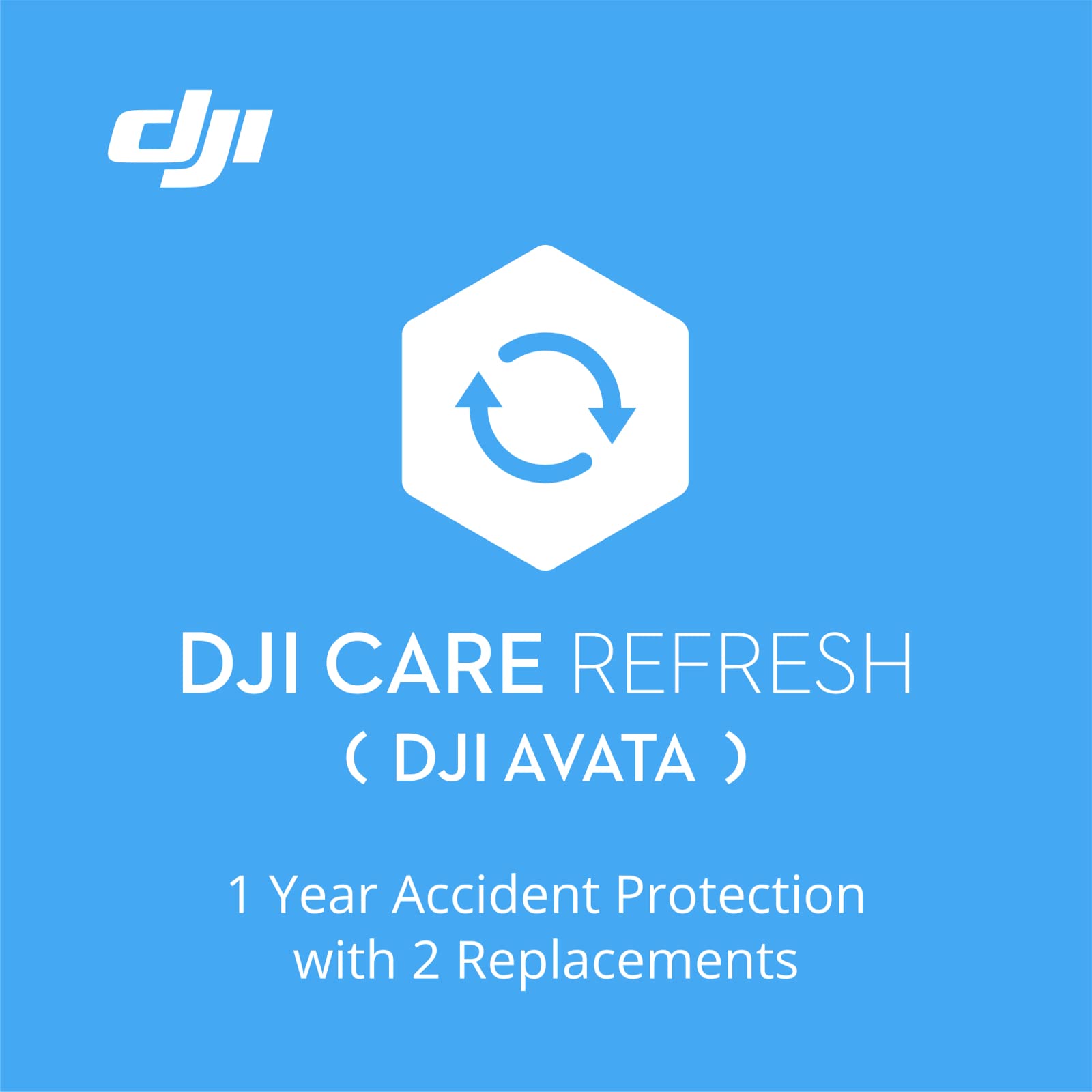 DJI Care Refresh 1-Year Plan for DJI Avata Drone - Extended Warranty & Accident Coverage for Aerial Photography & FPV Flying