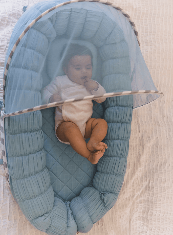 Sleep Cloud Blue Baby Blanket - Ultra Soft Roadster Blanket for Newborns & Toddlers - Perfect for Nursery, Stroller, and Bedtime Comfort