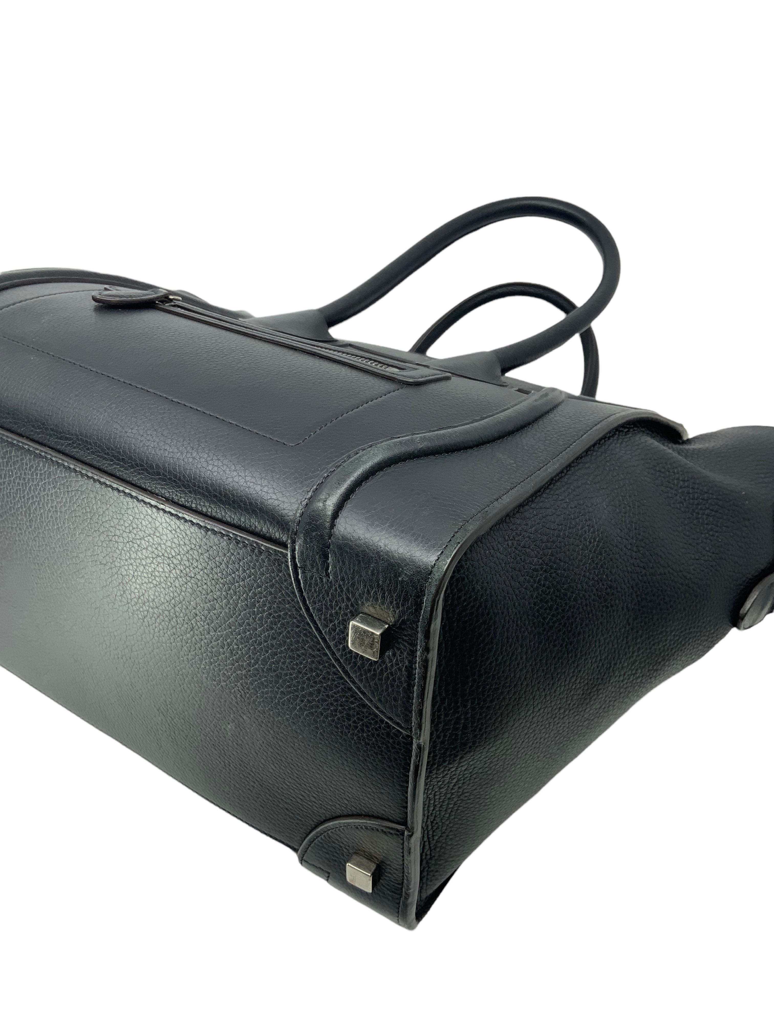Celine Mini Luggage Calfskin Leather Tote Bag for Women - Stylish Designer Handbag for Work, Travel & Everyday Use