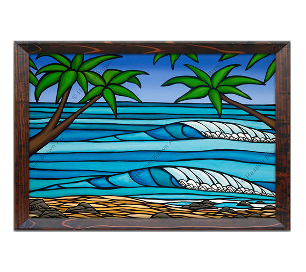 Heather Brown's Chun's Reef Limited Edition Giclee Print - Hawaiian Surf Art for Home & Office Decor