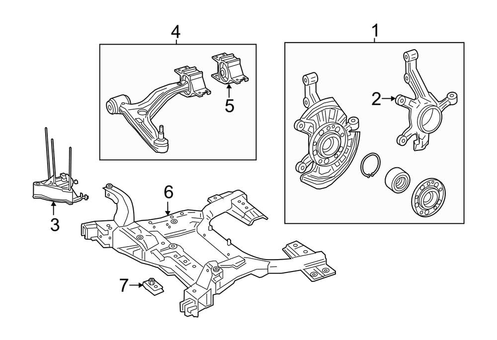 Genuine OEM Mercedes Steering Knuckle 2463320100 - Replacement Part for W204, C-Class, Suspension Repair & Maintenance