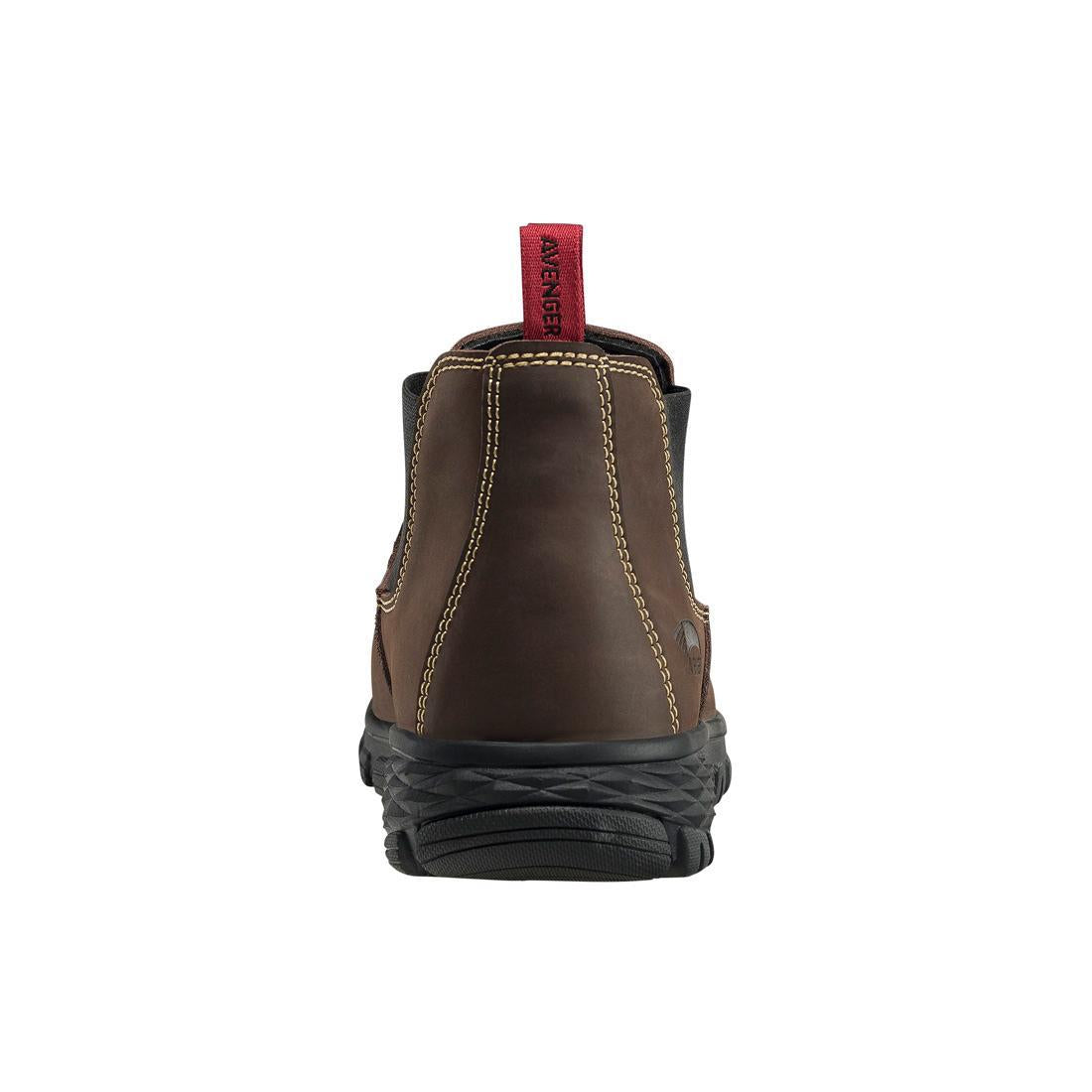 Women's Composite Toe SD10 Romeo Work Shoes - Brown Leather Safety Shoes for Construction, Warehouse & Outdoor Work | Slip Resistant & Comfortable