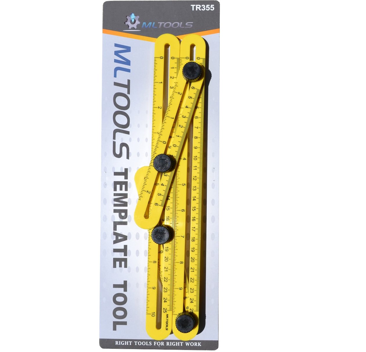 Multi-Angle Measuring Ruler - Precision Angle Finder Tool for DIYers, Carpenters, Builders & Craftsmen | Perfect for Woodworking, Construction & Home Improvement Projects | TR355