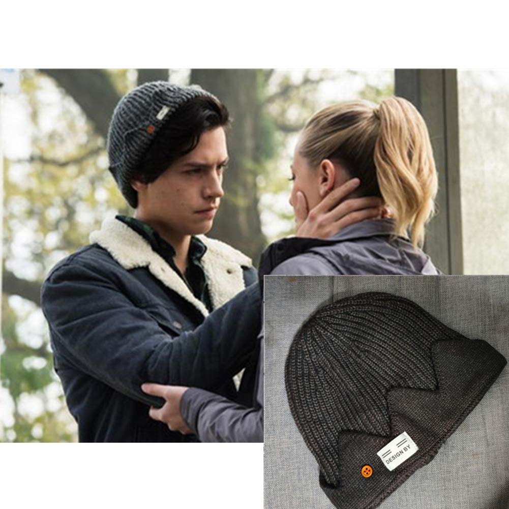 Jughead Jones Crown Beanie Hat - Riverdale TV Show & Movie Cosplay Costume (Gray) | Perfect for Halloween, Comic Con & Themed Parties