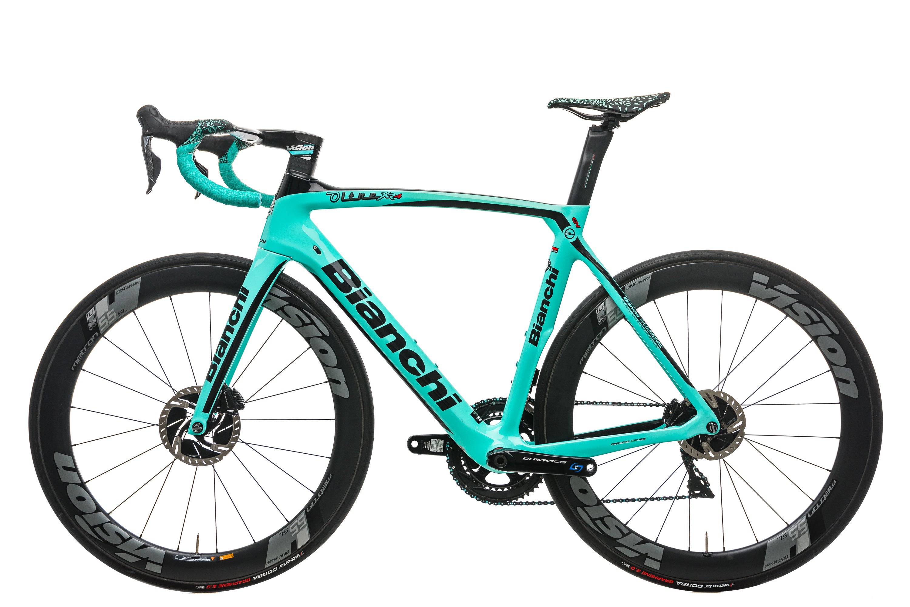 Bianchi Oltre XR4 Disc Road Bike 2019 - 57cm Carbon Frame, Shimano Ultegra Groupset - Perfect for Racing, Endurance Rides & Long-Distance Cycling