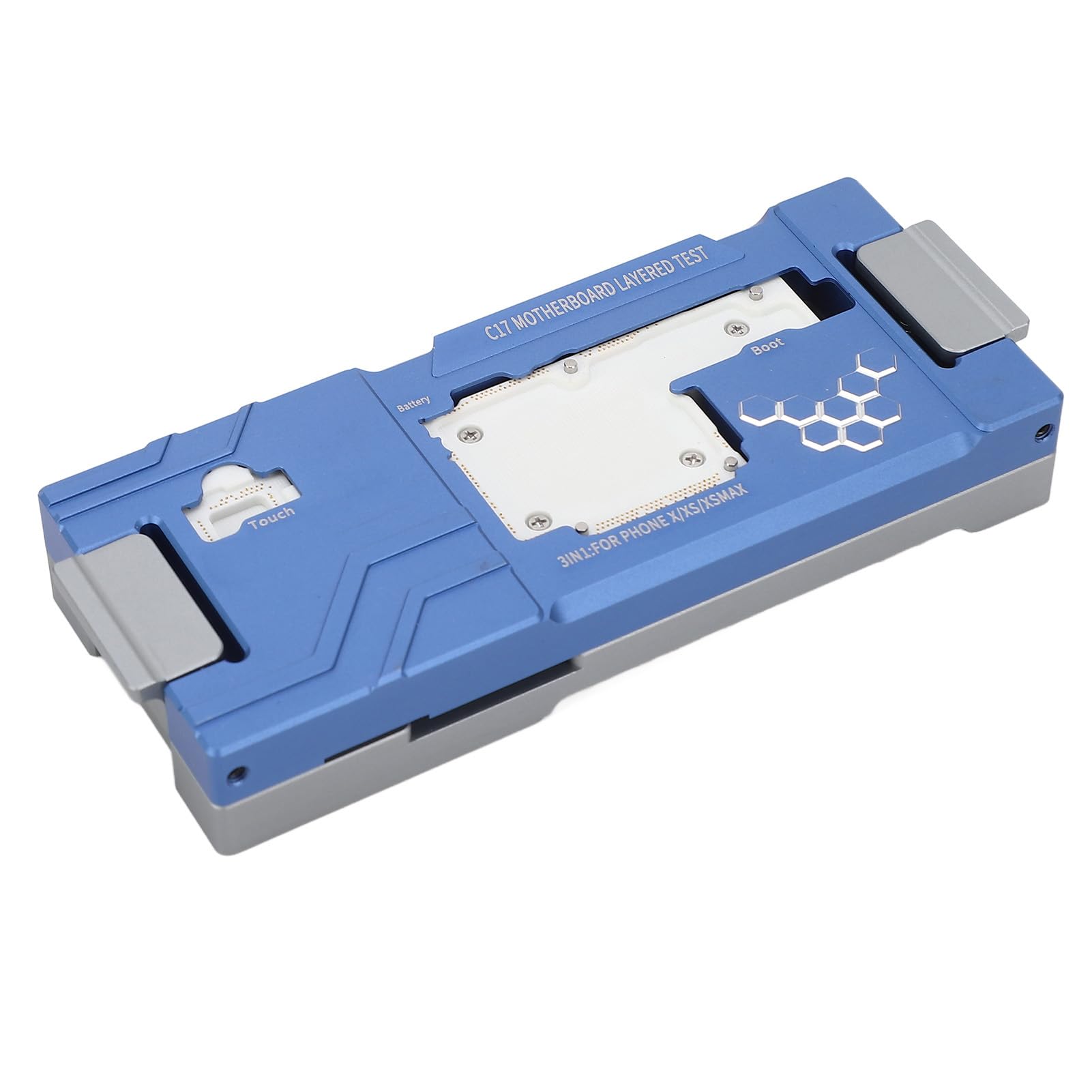 Aluminum Alloy Phone Motherboard Layered Test Frame Stand - Durable Mainboard Testing Tool for iPhone & Android Repair | Perfect for Technicians & DIY Phone Fixing
