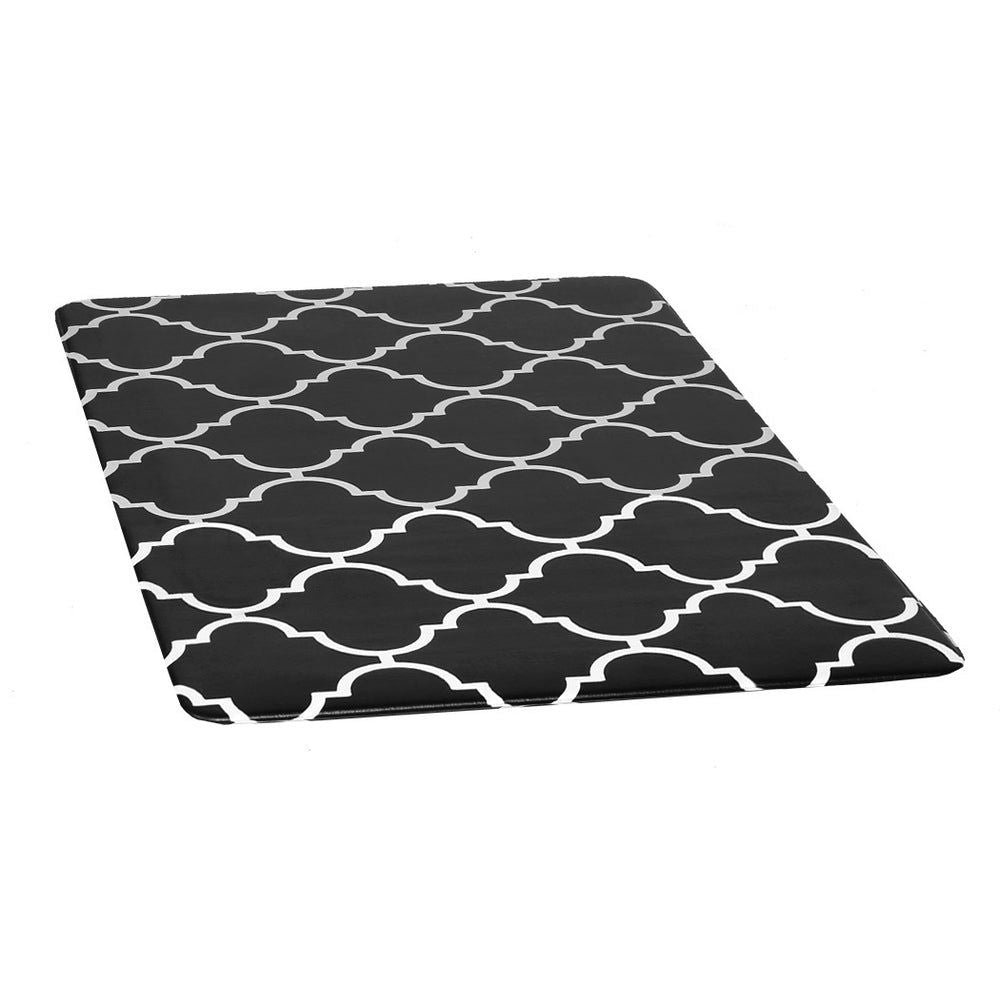 Artiss Non-Slip PVC Kitchen Floor Mat 45x75cm - Waterproof, Cushioned Comfort for Standing - Perfect for Kitchens, Laundry Rooms & Workstations