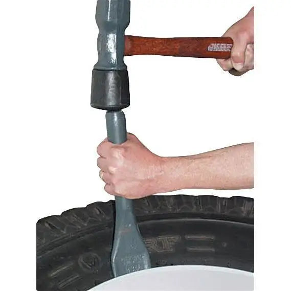 Ken Tool Tire Hammer with Fiberglass Handle - Durable Auto Repair Tool for Tire Changes, Brake Work & General Vehicle Maintenance