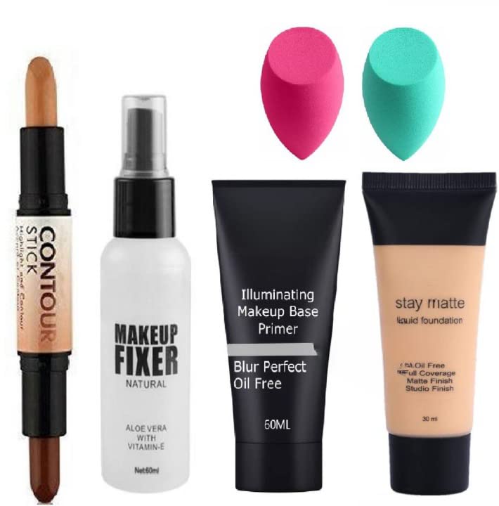 Beggie 3D Glow Balm Stick Makeup Set - 6-Piece All-in-One Face Makeup Combo for Radiant Skin | Perfect for Daily Wear, Special Occasions & On-the-Go Touchups