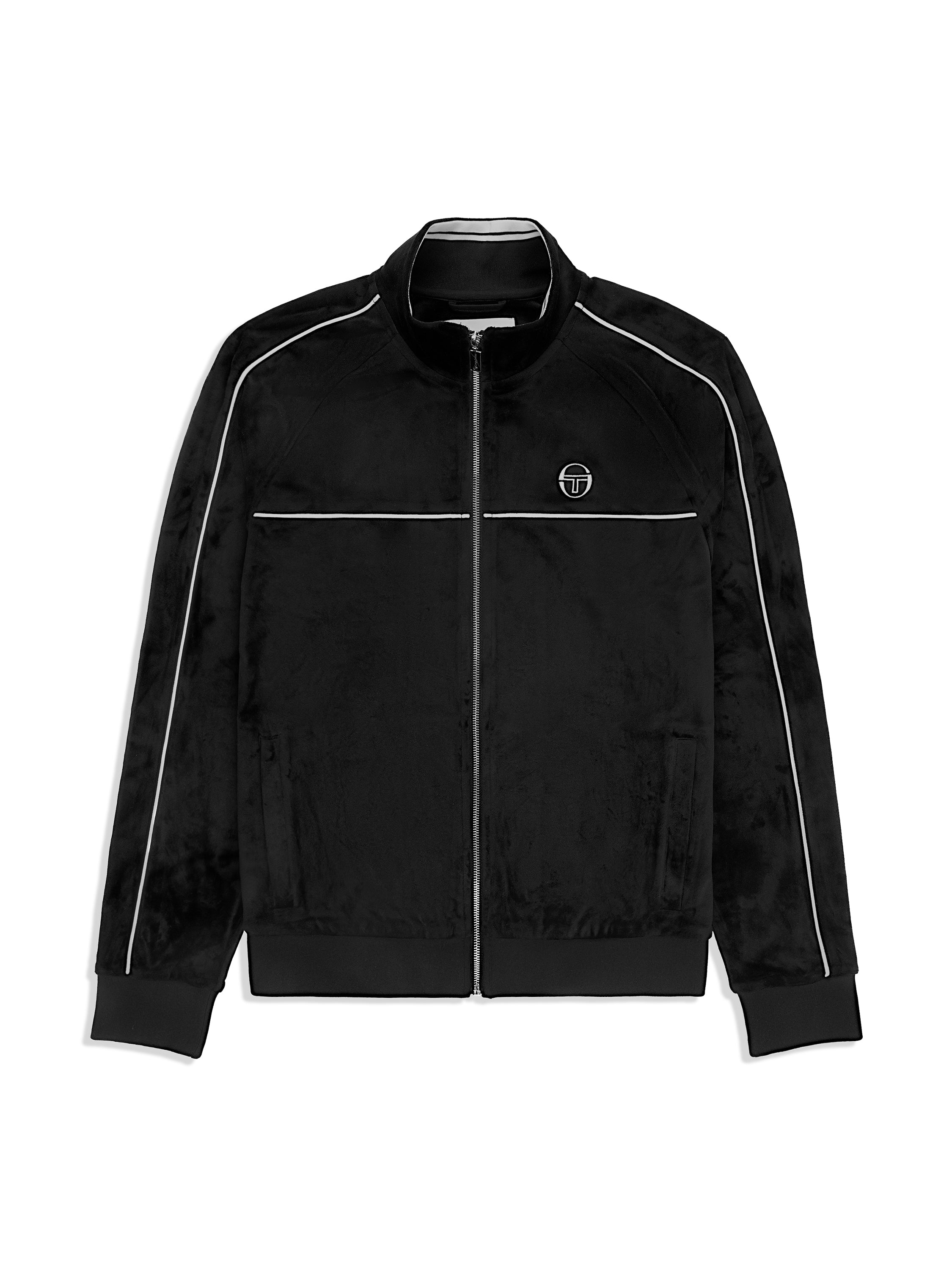 Lioni Velour Track Jacket for Women - Soft & Stylish Black Athletic Jacket for Running, Gym & Casual Wear