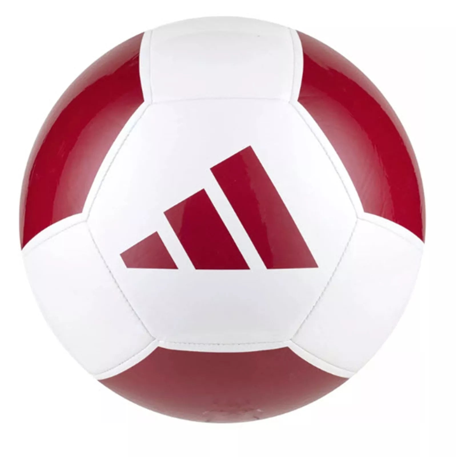 Adidas EPP Club White/Red Football - Official Size & Weight for Training and Matches - Perfect for Soccer Practice, Games, and Gifts