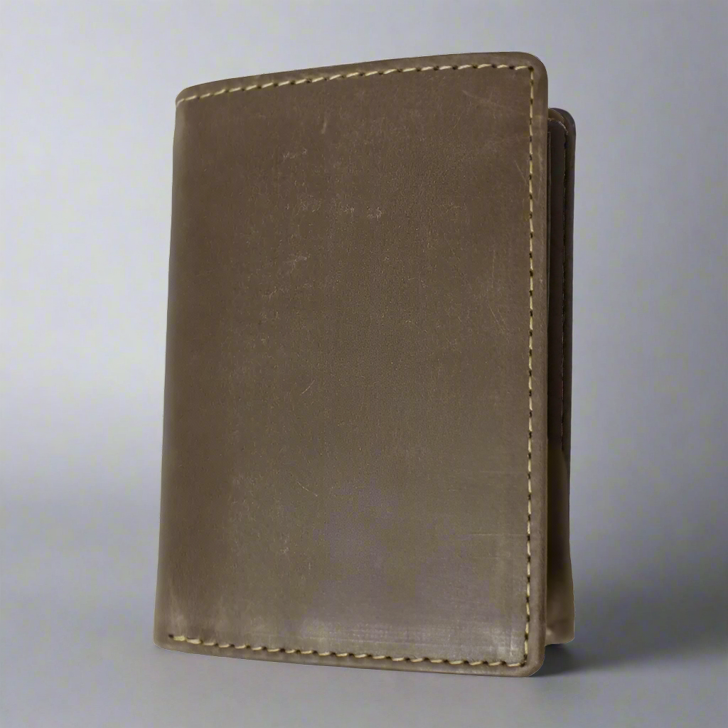 BOL Men's Trifold Leather Wallet - RFID Blocking Slim Bifold Wallet for Men with Money Clip - Perfect for Business, Travel & Everyday Use
