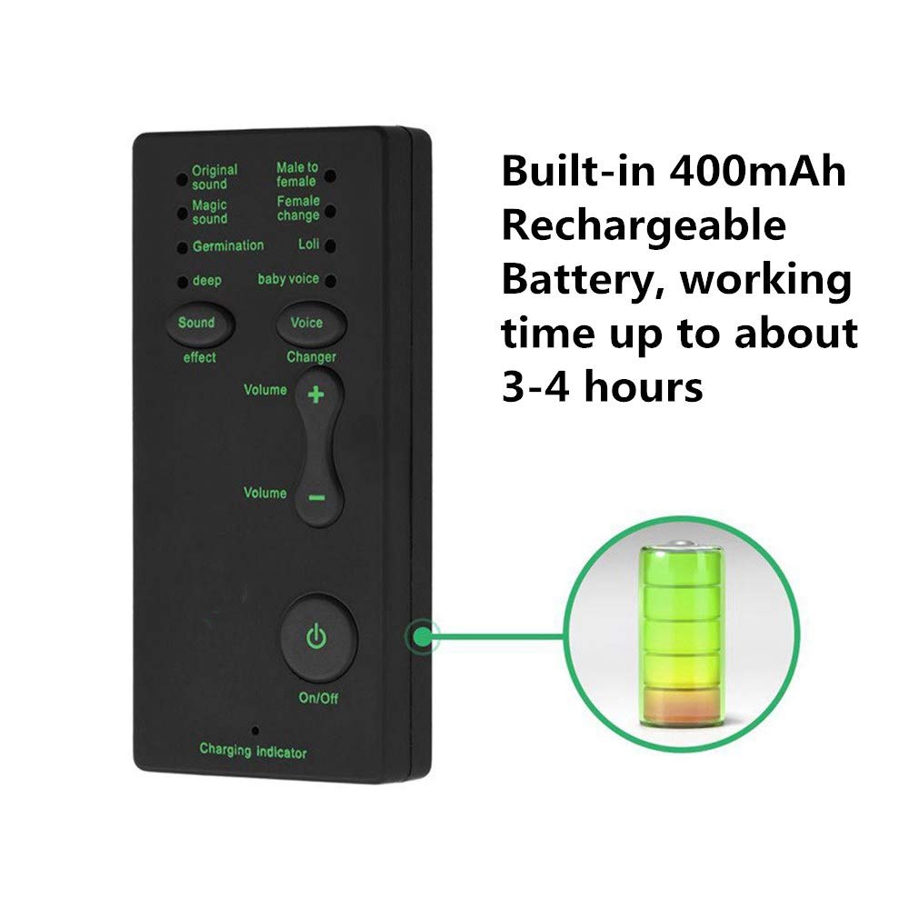 Karriter Voice Changer with 7 Sound Effects - Real-Time Voice Modifier for PC, Laptop & Smartphone | Perfect for Gaming, Streaming & Prank Calls