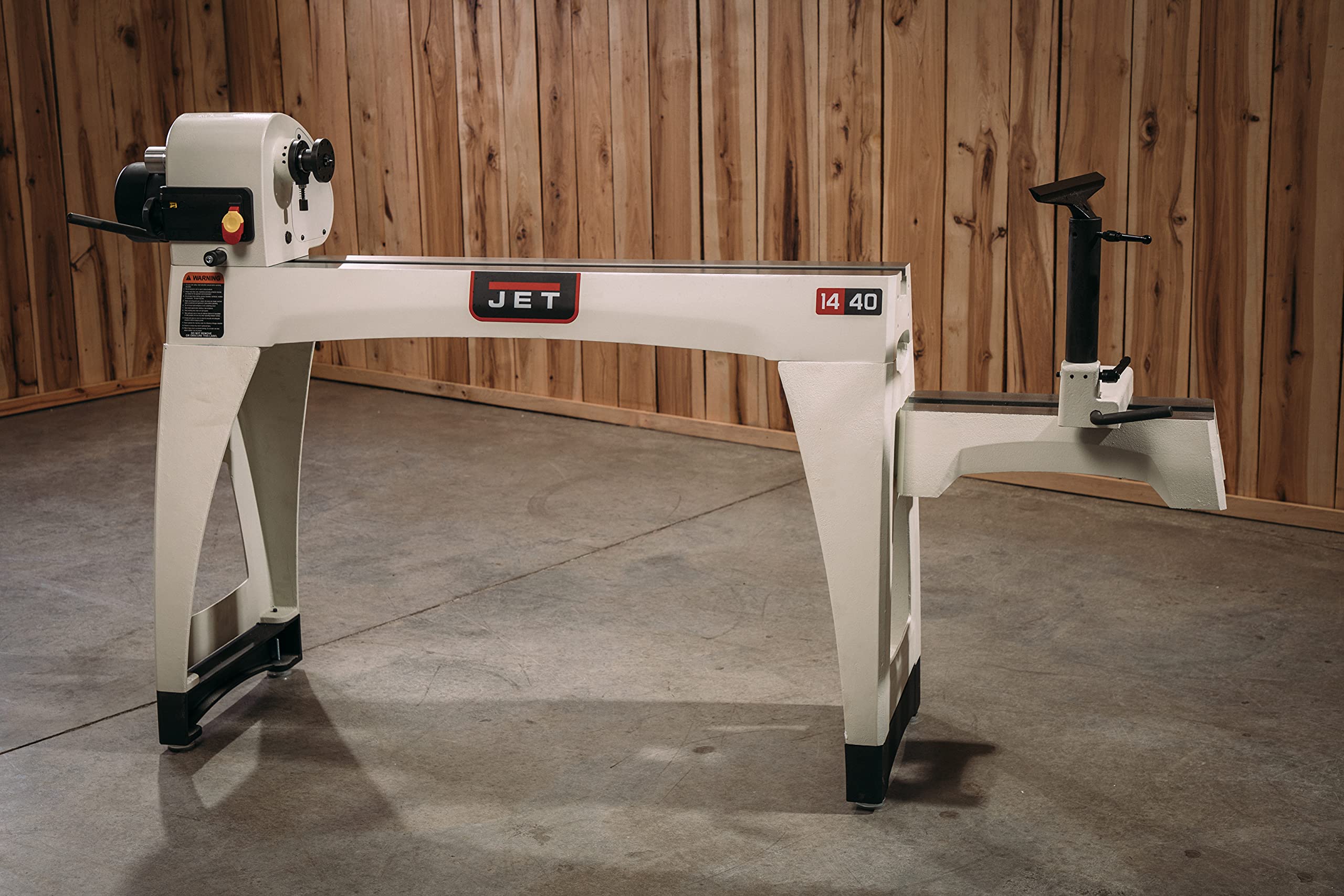 JET 20-Inch Lathe Bed Extension (719401) - Heavy Duty Metal Lathe Accessory for Woodworking & Metalworking Projects | Workshop & DIY Use