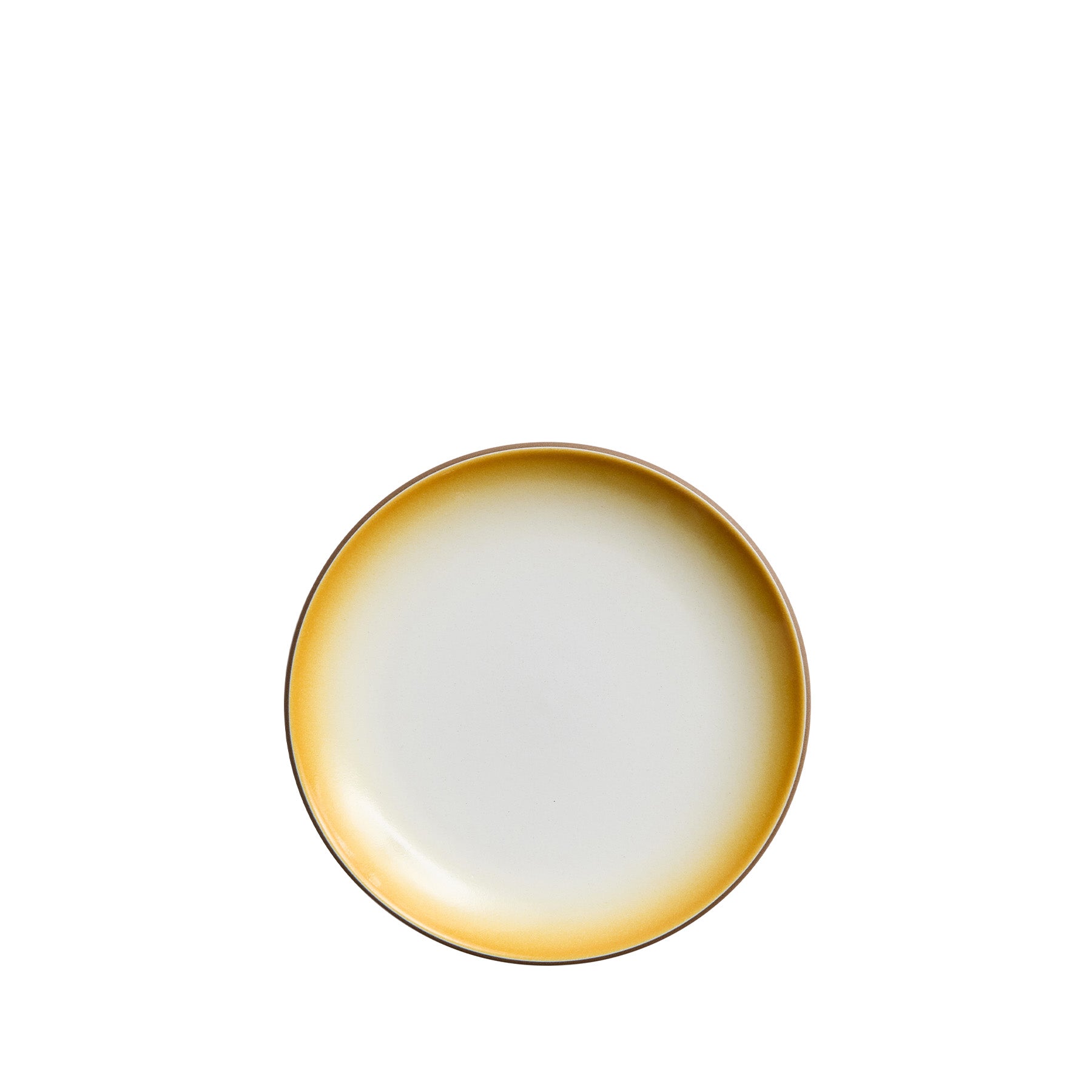 Butterscotch Fade & Opaque White Annual Edition Salad Plate - Elegant Dinnerware for Parties, Weddings & Home Decor