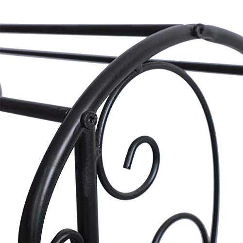 Metal Free Standing Towel & Blanket Storage Rack - Organize Bathroom, Bedroom, Laundry Room - Space Saving Home Decor for Living Room, Bath Towel Holder - Perfect for Blanket Display & Bathroom Organization