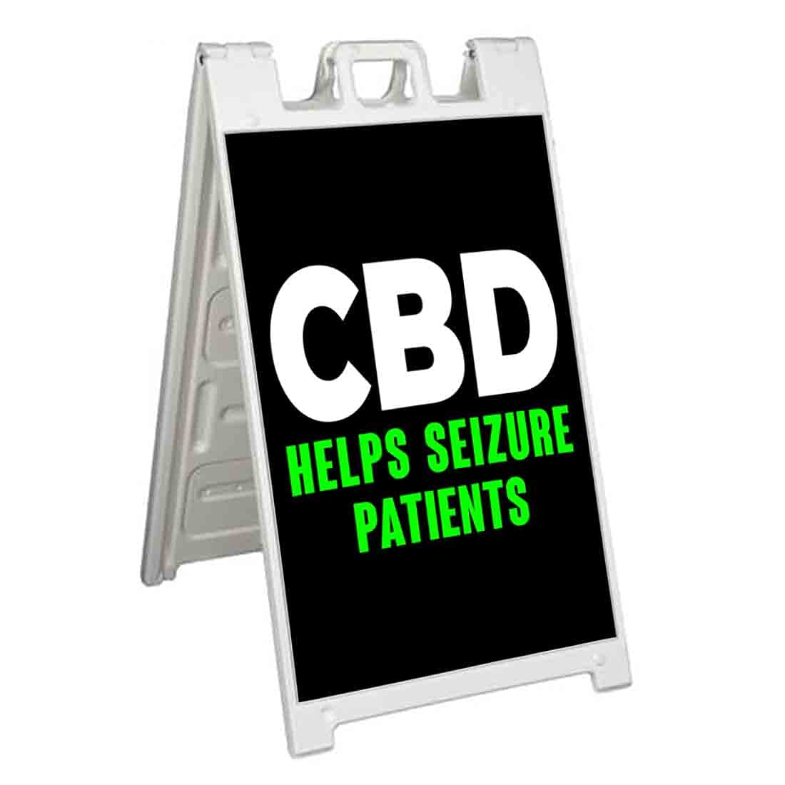 Premium CBD A-Frame Signicade for Seizure Relief - 24