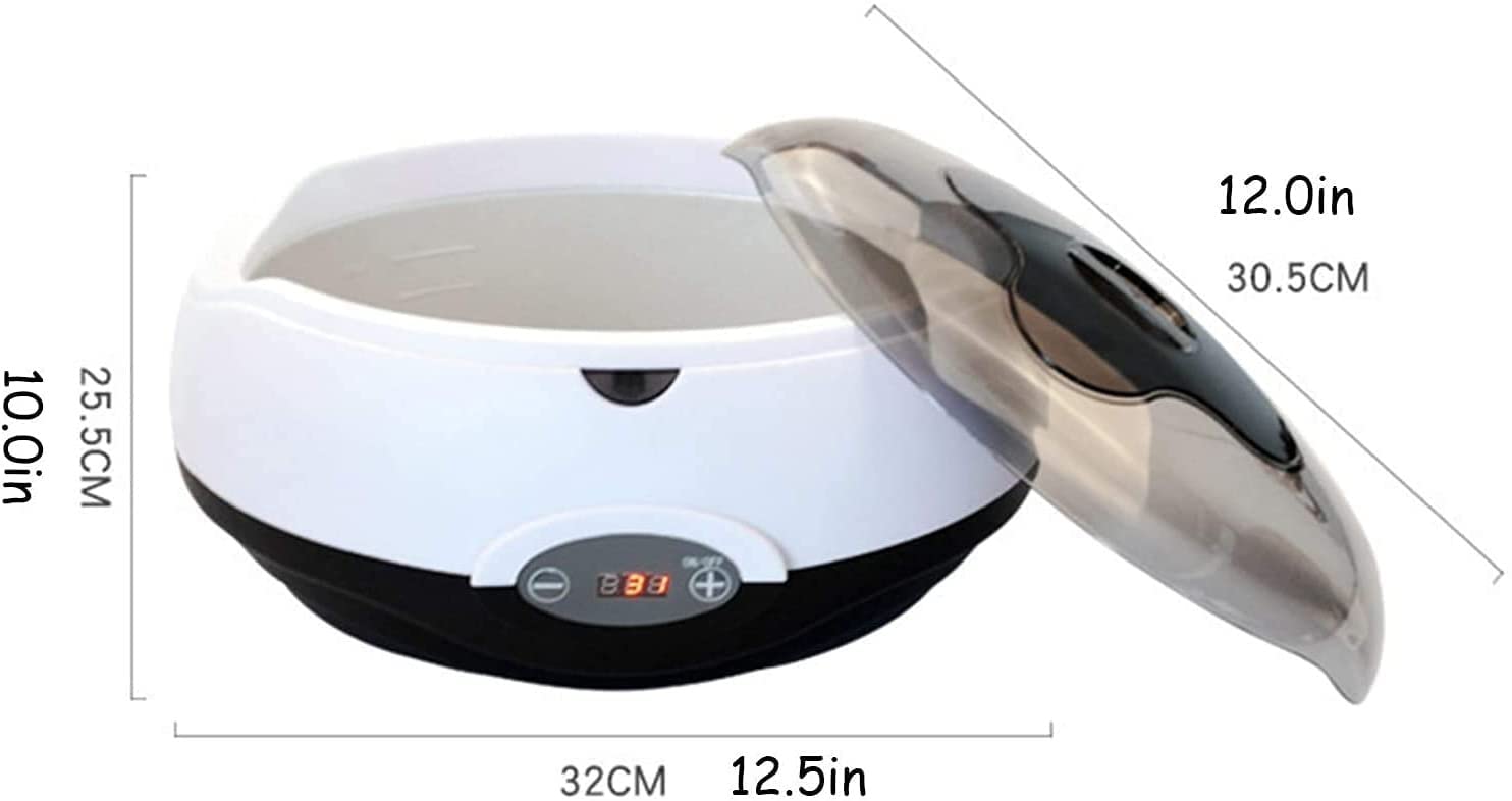 Professional Waxing Kit for Hair Removal - Facial, Eyebrow, Armpit & Bikini Wax Warmer Set with Sticks & Applicators | At-Home Salon Waxing for Smooth Skin | Perfect for DIY Beauty & Spa Days