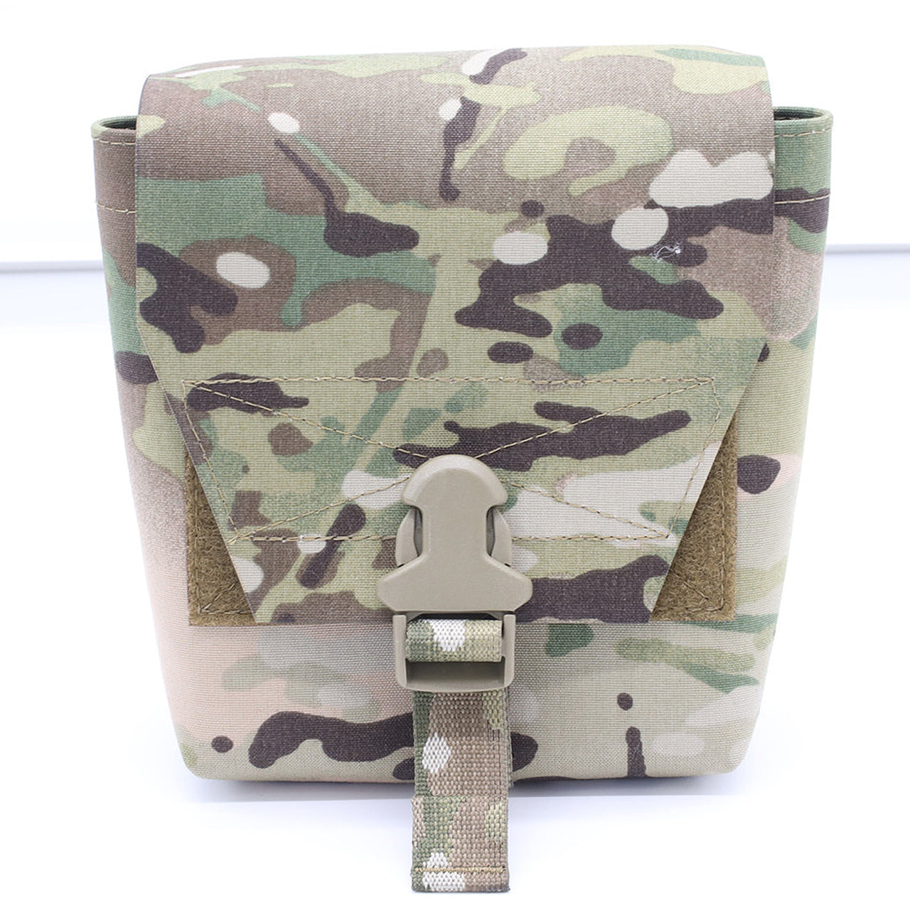 Esstac Lidded GP Pouch with 2 Long Malice Clips | Tactical MOLLE Pouch for Military & Outdoor Gear | Perfect for Range Days, Hiking & Survival Kits