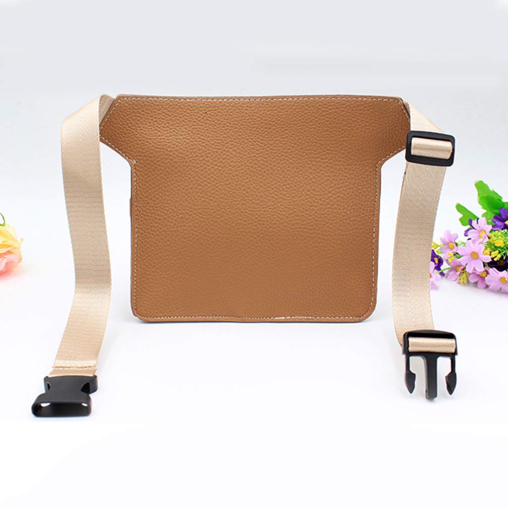 Lurrose 1pc Hair Stylist Waist Bag - Professional Salon Tool Organizer Pouch for Hair Care Equipment, Crossbody Work Belt Bag for Men & Women - Perfect for Salon Stylists, Barbers & Mobile Hairdressers (PU Leather)