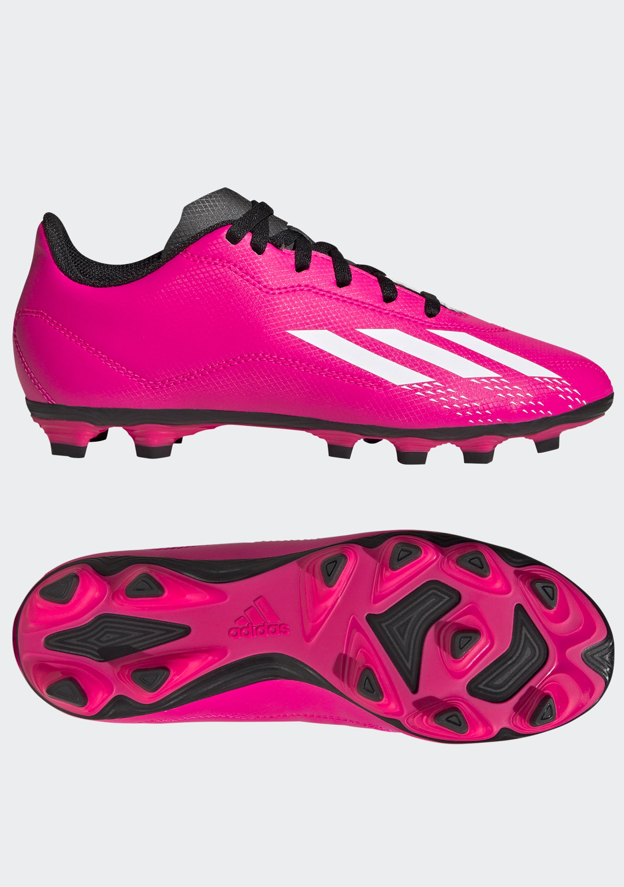 Adidas Junior X Speedportal.4 FxG Soccer Cleats for Kids - Lightweight Football Shoes for Youth Players, Perfect for Training & Matches on Turf or Grass Fields