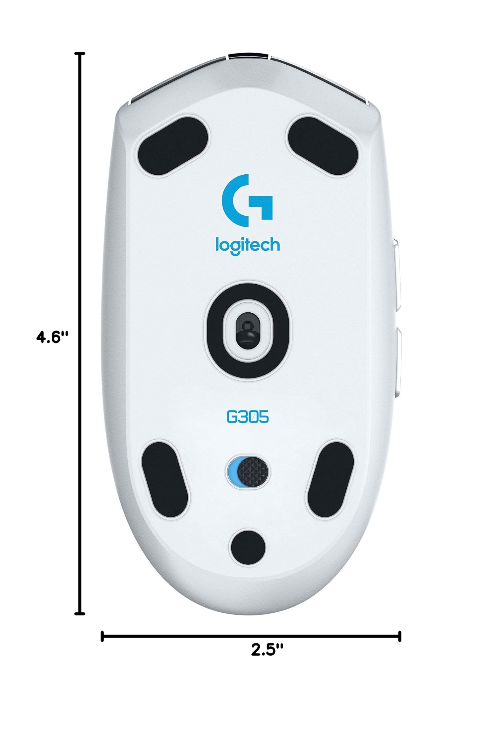 Logitech G305 Lightspeed Wireless Gaming Mouse - White (Renewed) | Lightweight, 12K DPI, 250h Battery | Perfect for FPS, MOBA & Esports Gaming