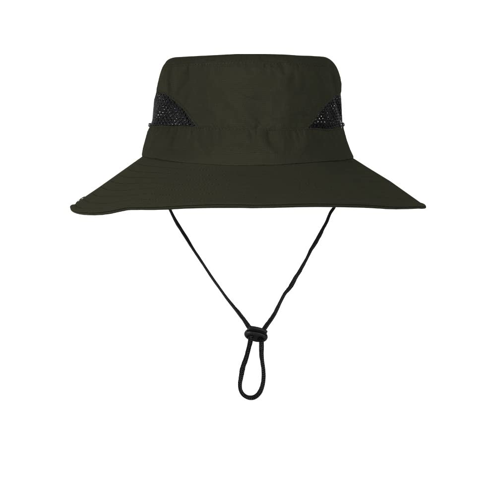 ZaYow Wide Brim Sun Hat for Men - UPF 50+ Packable Waterproof Beach & Outdoor Hat with Chin Strap - Perfect for Hiking, Fishing, Travel & Summer Activities