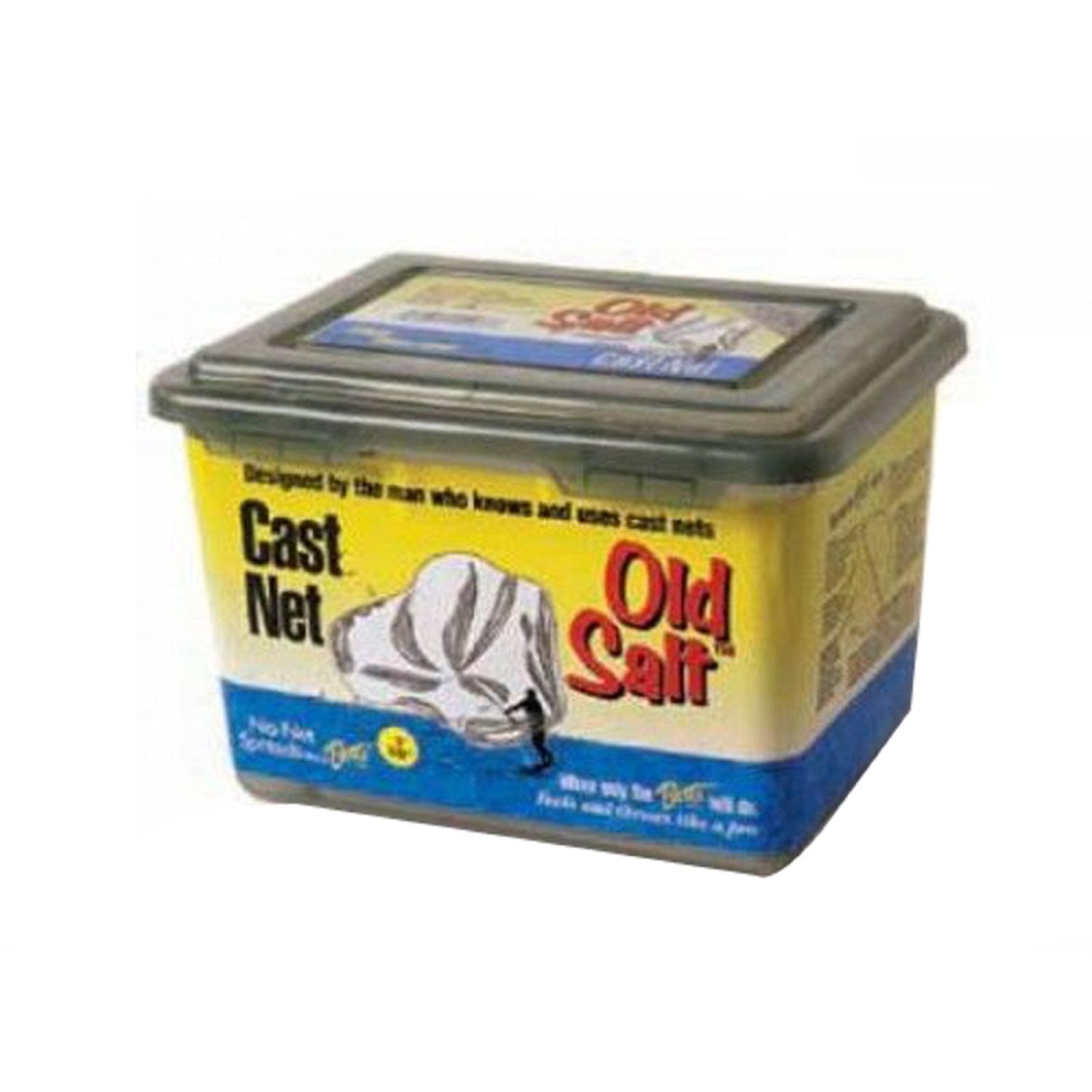 Bett's Old Salt Series 3/8 Cast Nets - Premium Fishing Nets for Saltwater & Freshwater - Perfect for Surf Fishing, Pier Fishing, and Bait Collection