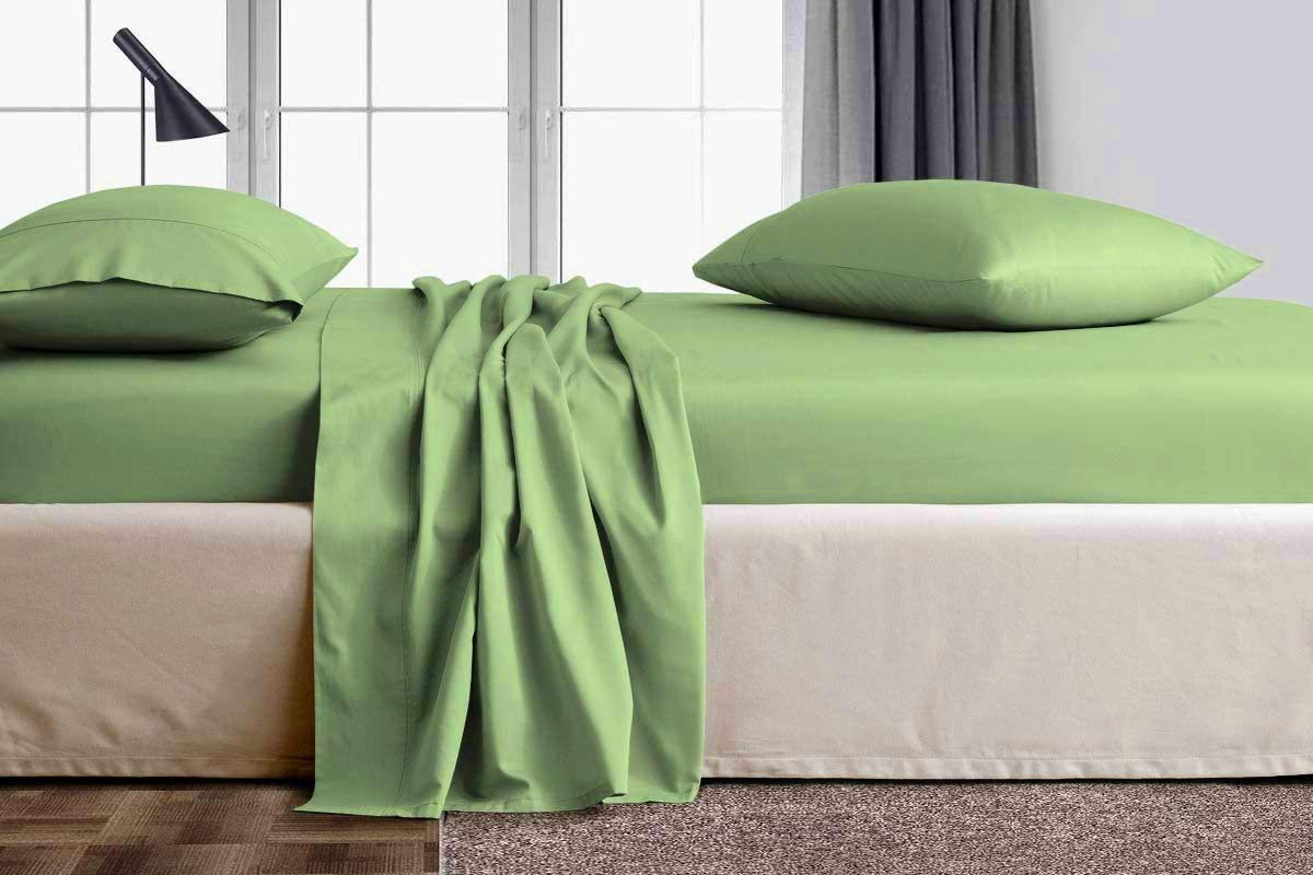 Premium 700 Thread Count Egyptian Giza Cotton 4-Piece Sheet Set for Full XL Size Bed - Ultra Soft & Breathable Bedding for Luxurious Comfort - Perfect for Home, Hotel, or Guest Room Use
