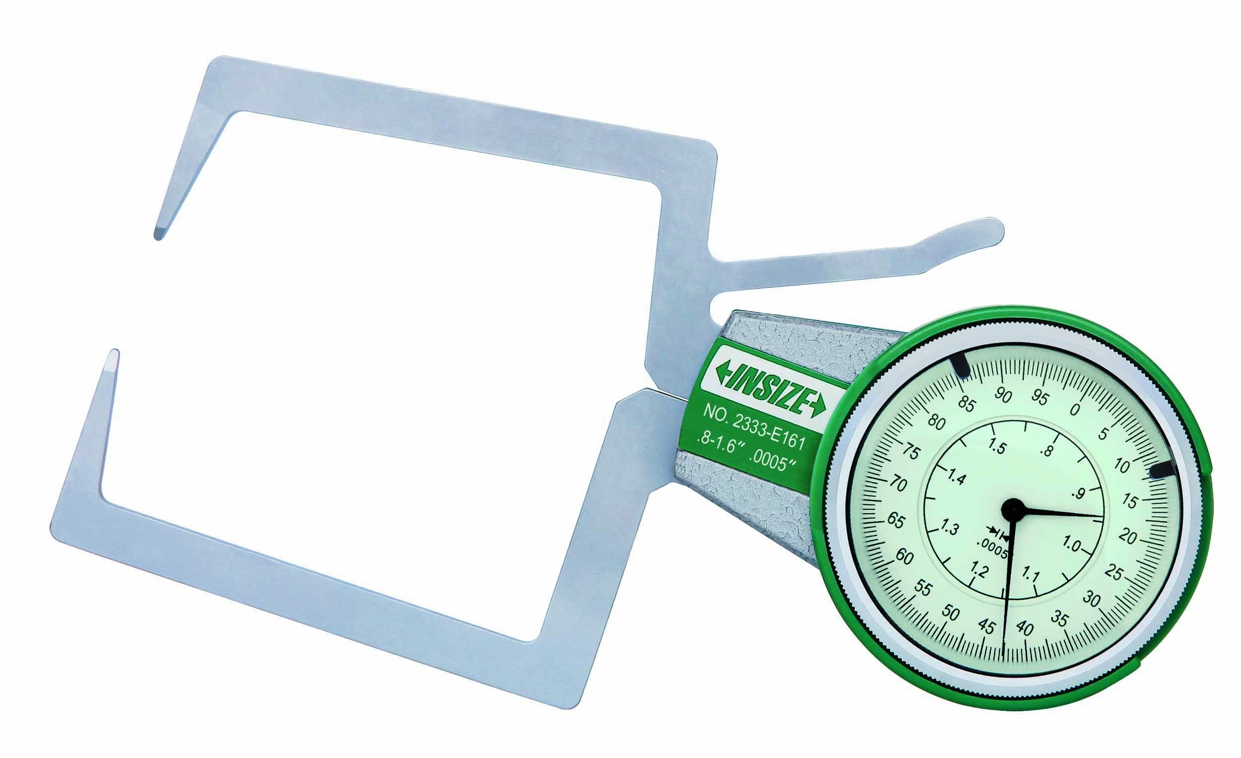 INSIZE 2333-E081 External Dial Caliper Gauge 0-0.8 Inch with 0.0005